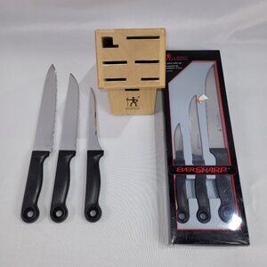 JA Henckels International 6 Knife & Block Cooking Knives Set